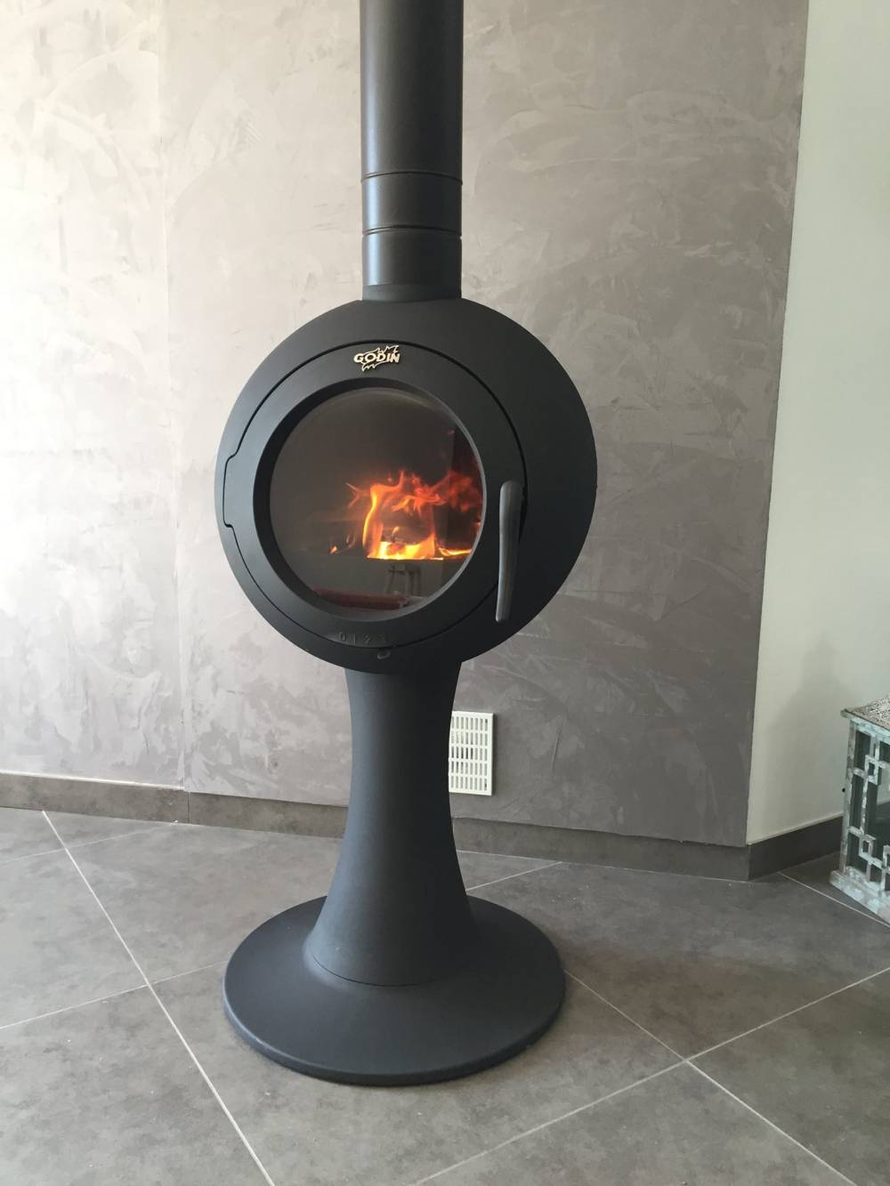 poele a bois David Deviot