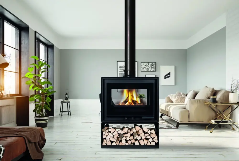 Fondis Modbox V100L : quand poêle et cheminée ne font plus qu'un